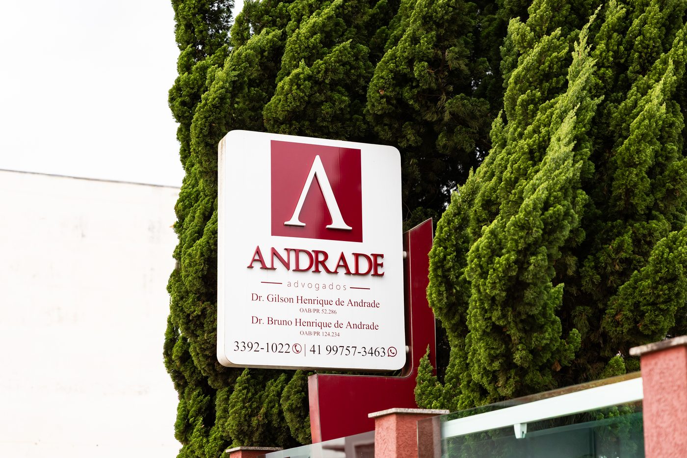 Fachada do escritório Andrade Advogados em Campo Largo